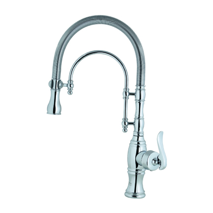 شیر آشپزخانه تک منظوره فنری مدل ریو طوفان فلز