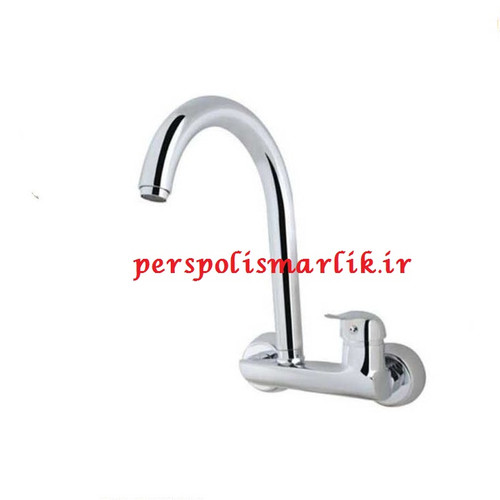شیر ظرفشویی دیواری مدل آیدا طوفان فلز