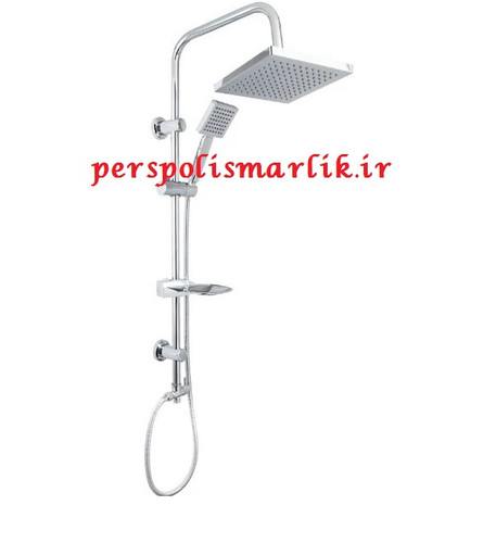 علم دوش حمام مدل موج کروم (ضمانت دار)