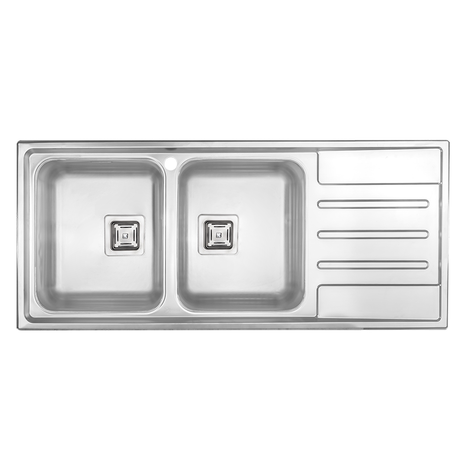 سینک ظرفشویی فانتزی توکار درسا مدل DS 3114-116