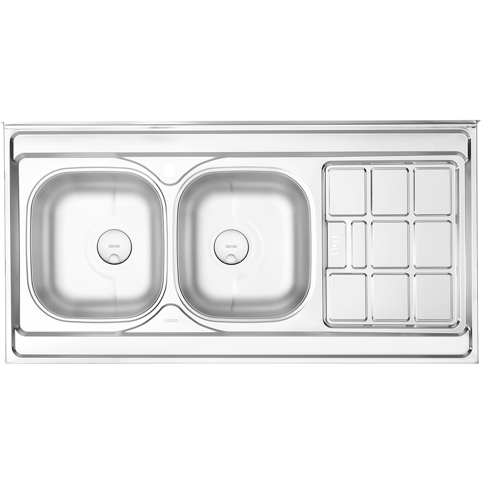 سینک ظرفشویی نیمه فانتزی روکار درسا مدل DS 3405-120