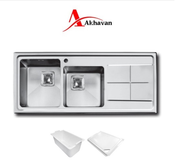 سینک ظرفشویی فانتزی توکار اخوان مدل 300S